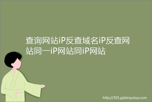 查询网站iP反查域名iP反查网站同一iP网站同iP网站